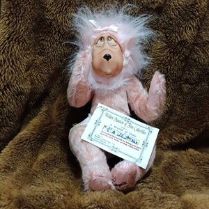 Blossom mohair pink bear Georgette ZLomke limited edition #111